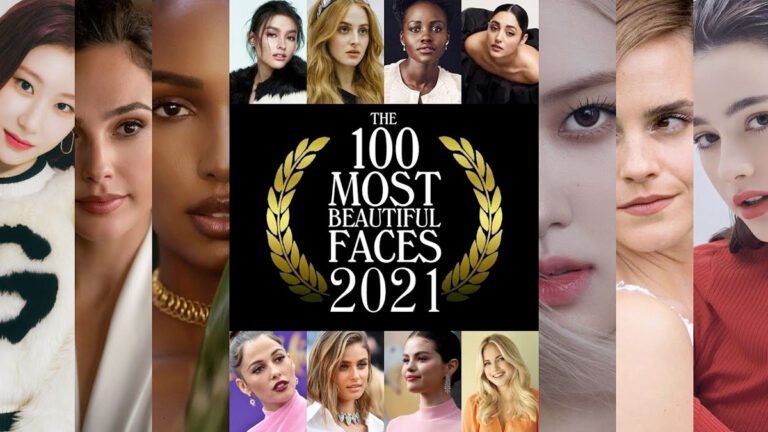 Lista de los 100 rostros de las mujeres más bellas  2021