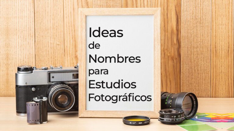 150 ideas de nombres creativos para estudios fotográficos